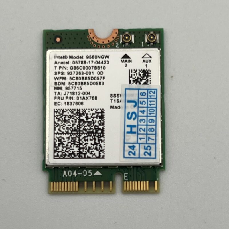 Intel 9560NGW spare WLAN module for laptop