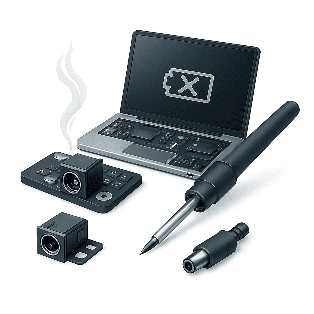 DC charging port replacement