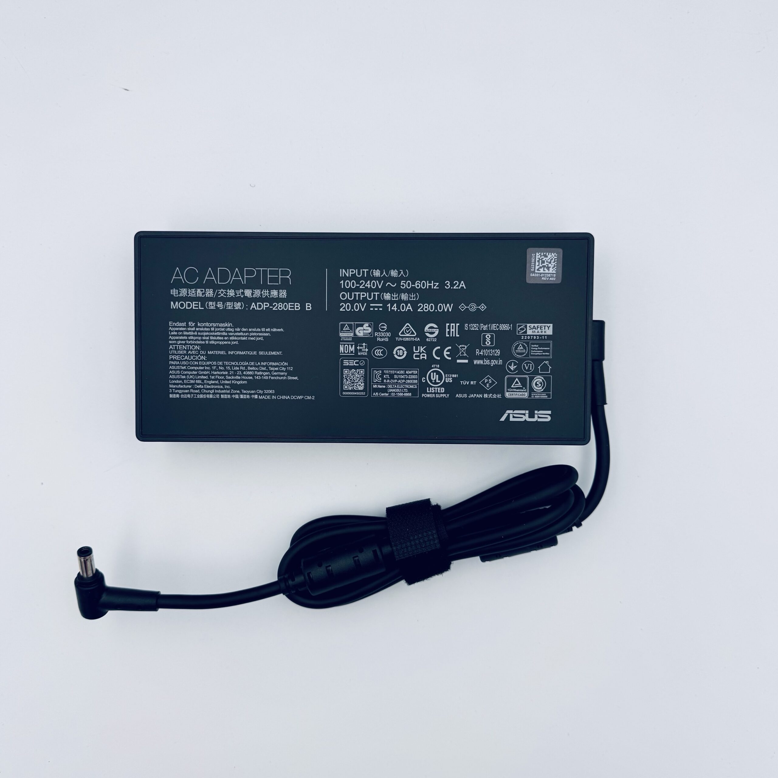 Asus 280W power adapter 6.0*3.7mm for ROG laptops